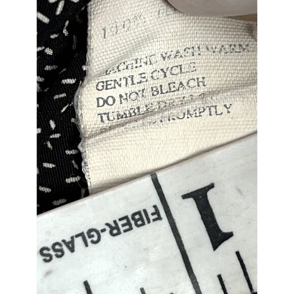 Vintage Josie Pull On Palazzo Pants Size M Black Flowy Boho Minimalist Wide Leg - Picture 7 of 11